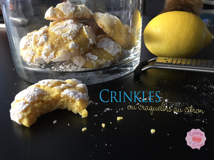crinkles ou craquelins au citron